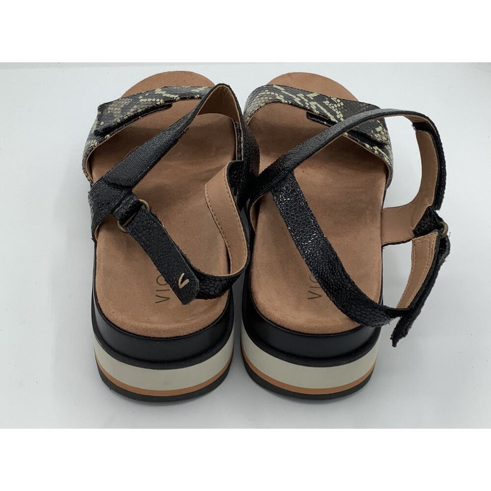 Vionic Size 8 Slide Wedges Snake Print Sandals - image 6